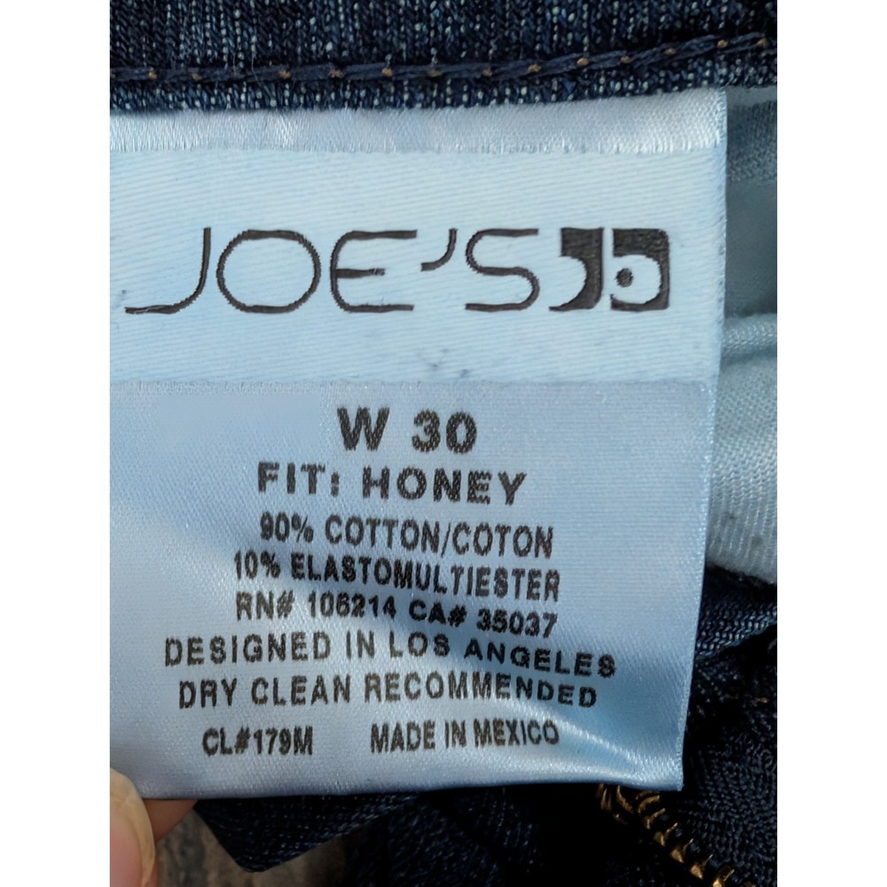 Joe's Jeans Womens Honey Fit W 30 Bootcut Dark Wash Stretch Denim - Picture 5 of 12